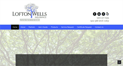 Desktop Screenshot of loftonwellsinsurance.com